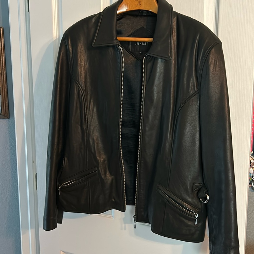 Leather jacket